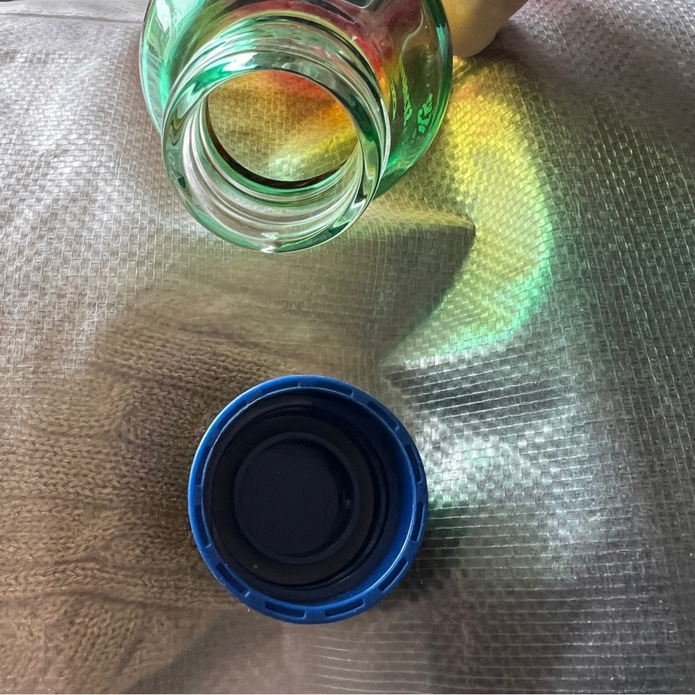 Starbucks Rainbow Ombre Glass Water Bottle NEW without Tags Summer of 2022 - Picture 6 of 10